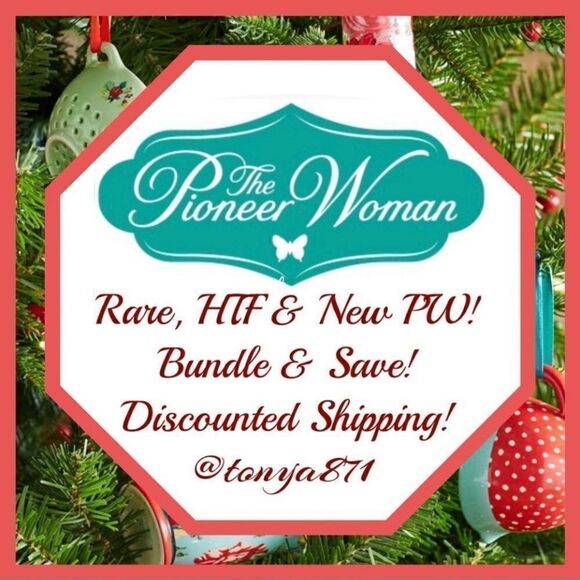 🦋 New Pioneer Woman Sweet Romance Red Gingham Ceramic Potatoes Keeper with Lid - Picture 7 of 9